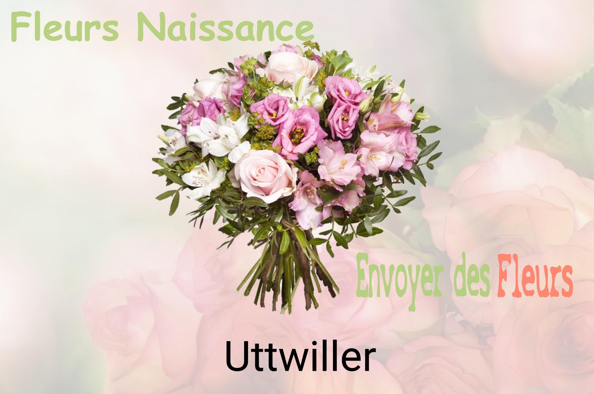 Bouquet de fleurs de naissance livré à Uttwiller